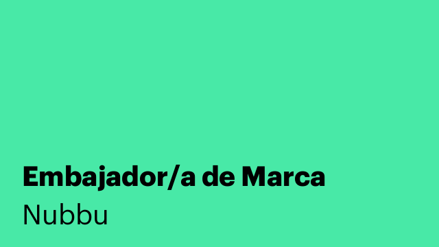 Embajador/a de Marca