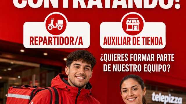 Auxiliar de tienda y repartidor