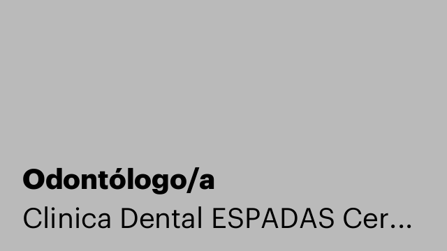 Odontólogo/a
