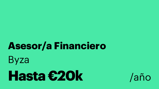 Asesor/a Financiero