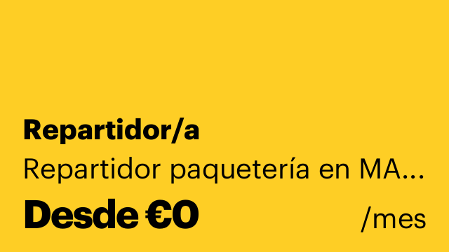 Repartidor/a