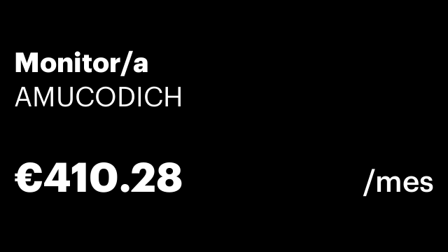 Monitor/a