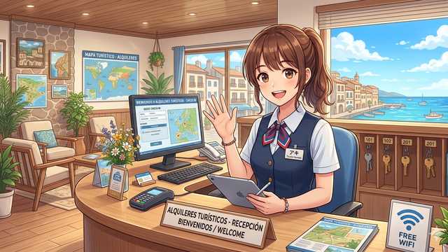 📢 ¡Buscamos Recepcionista para Oficina de Alquiler Turístico! 🌴