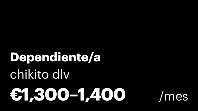 Dependiente/a