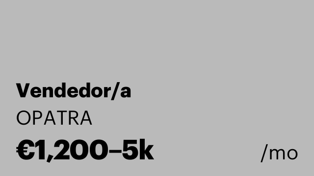 Vendedor/a