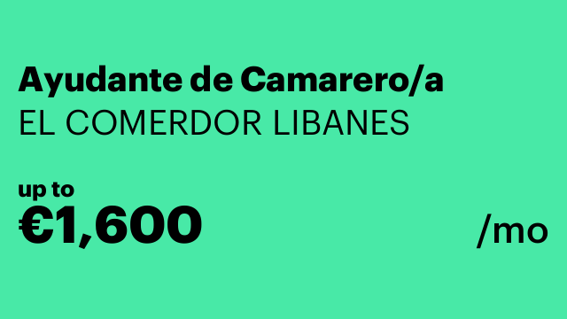 Ayudante de Camarero/a