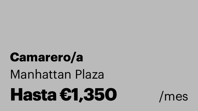 Camarero/a