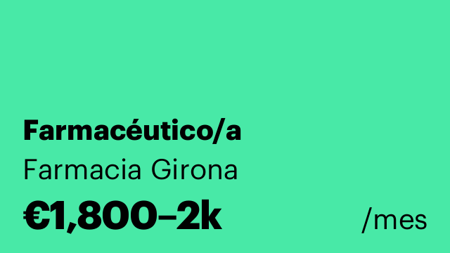 Farmacéutico/a