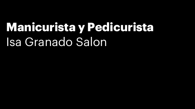 Manicurista y Pedicurista