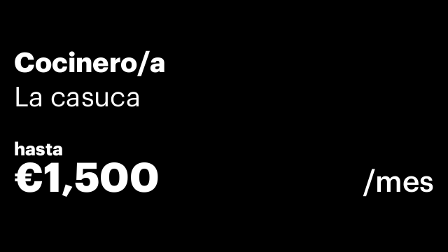 Cocinero/a