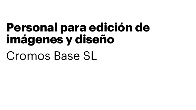 Personal para edición de imágenes y diseño