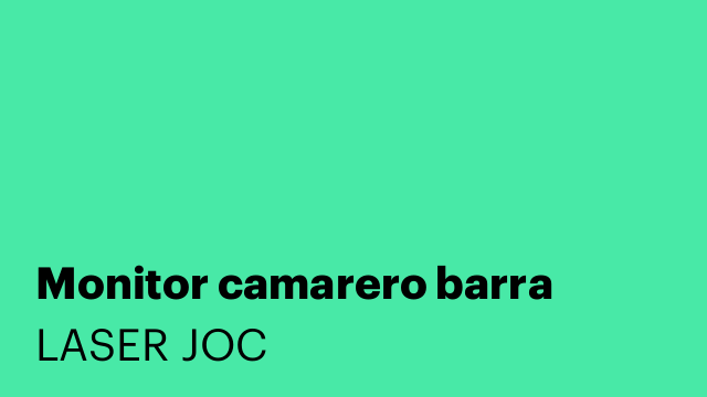 Monitor camarero barra