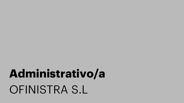 Administrativo/a