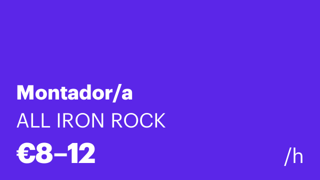 Montador/a