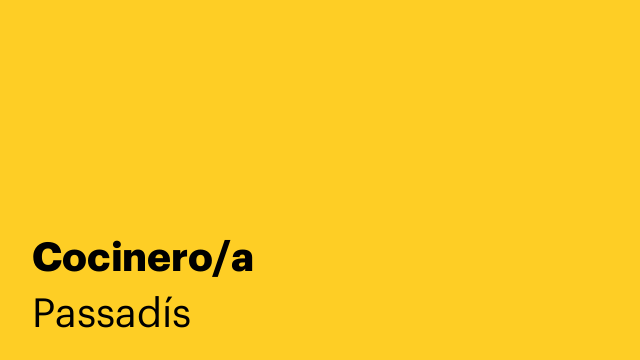 Cocinero/a