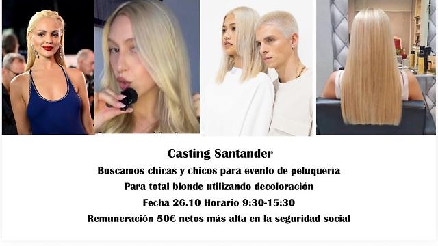 Modelo de peluquería