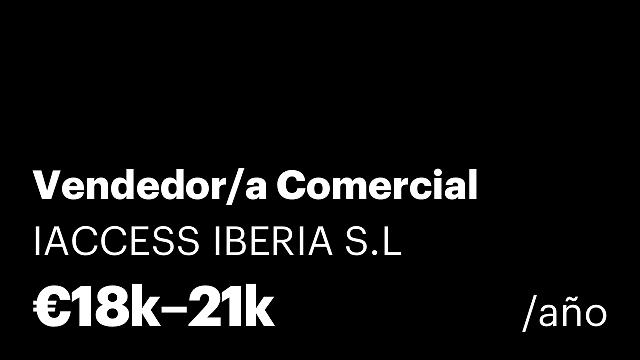 Vendedor/a Comercial