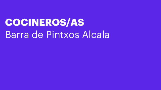 COCINEROS/AS