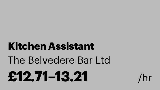 Kitchen Assistant