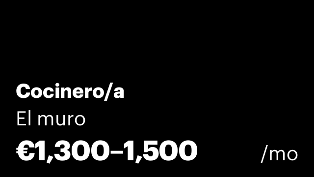 Cocinero/a