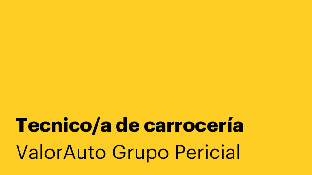 Tecnico/a de carrocería