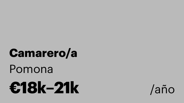 Camarero/a