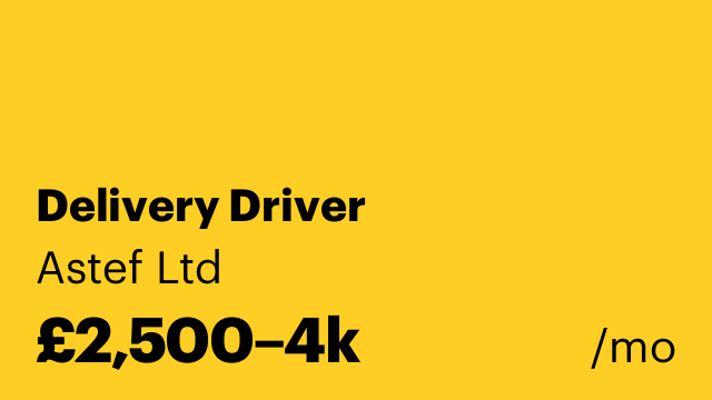 Delivery Driver