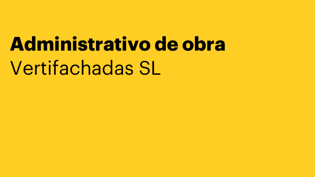 Administrativo de obra