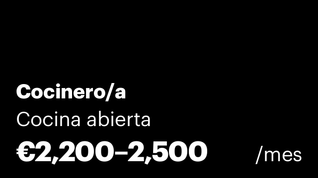 Cocinero/a