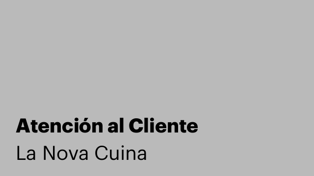 Atención al Cliente