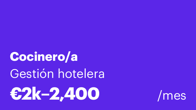 Cocinero/a