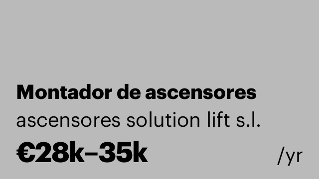 Montador de ascensores