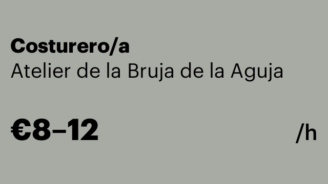 Costurero/a