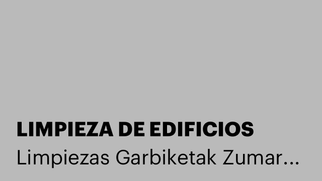 LIMPIEZA DE EDIFICIOS