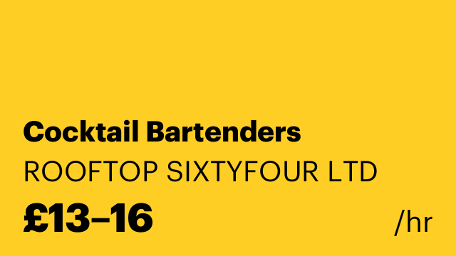 Cocktail Bartenders