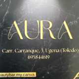 Aura nails and beauty bar  logo
