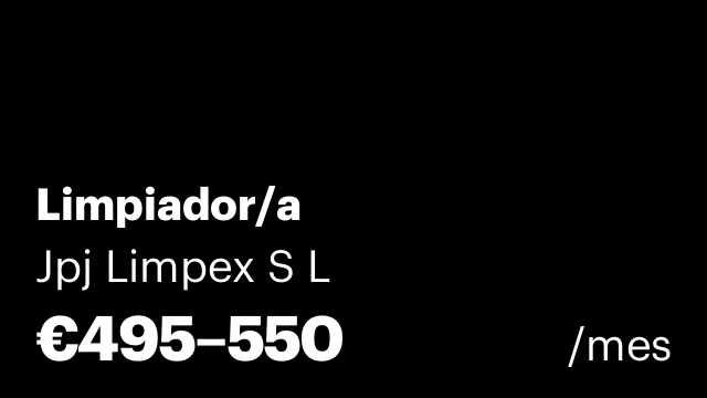 Limpiador/a