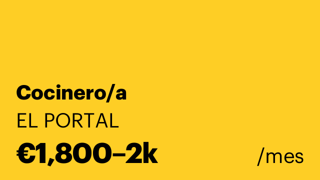 Cocinero/a