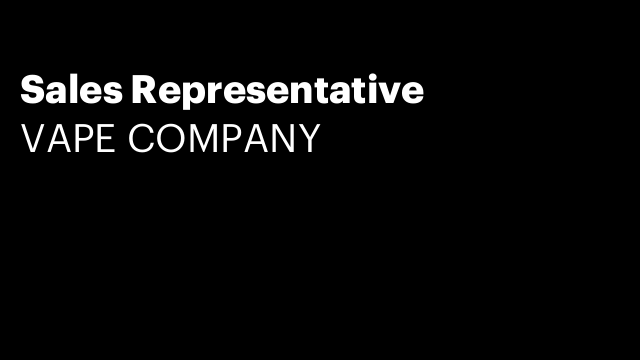 Sales Representative