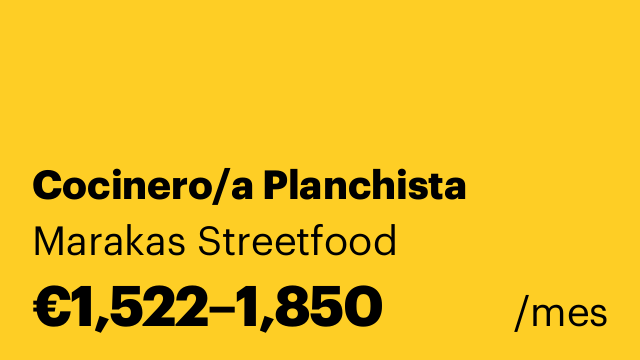 Cocinero/a Planchista