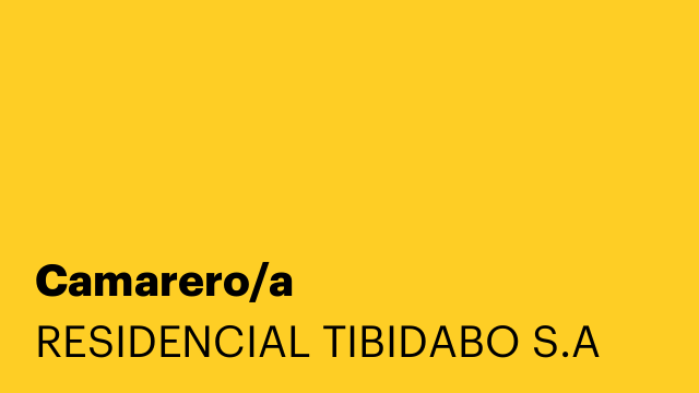 Camarero/a