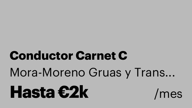Conductor Carnet C