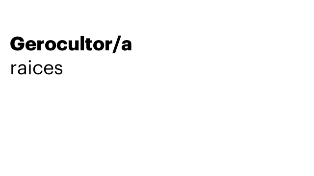 Gerocultor/a