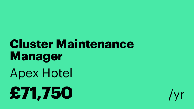 Cluster Maintenance Manager