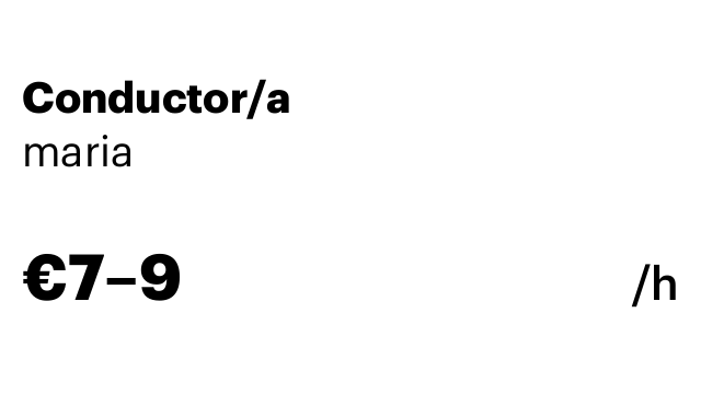 Conductor/a