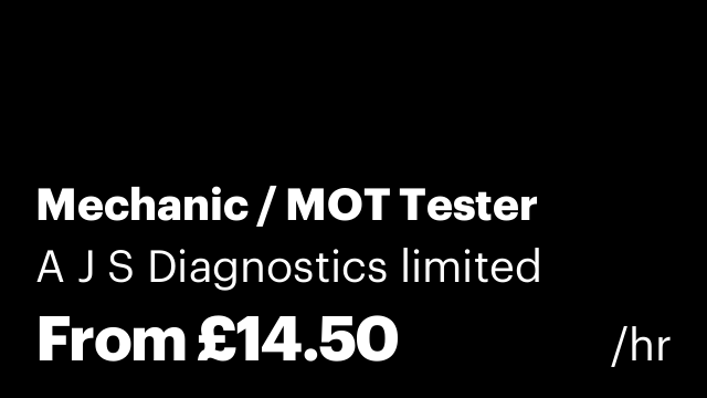 Mechanic / MOT Tester