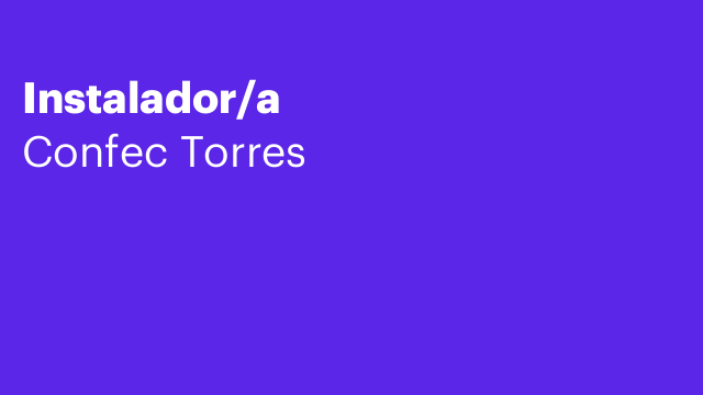 Instalador/a