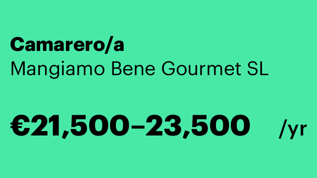 Camarero/a