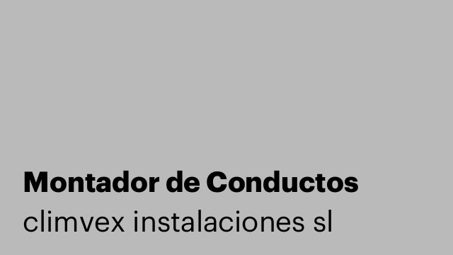 Montador de Conductos