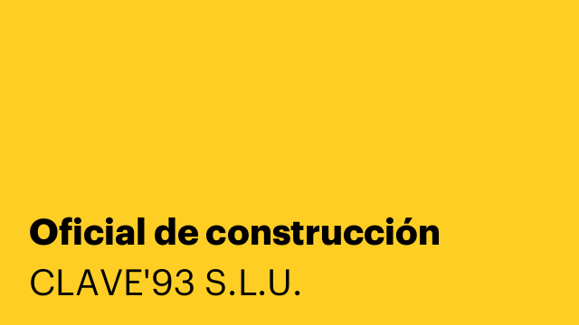 Oficial de construcción